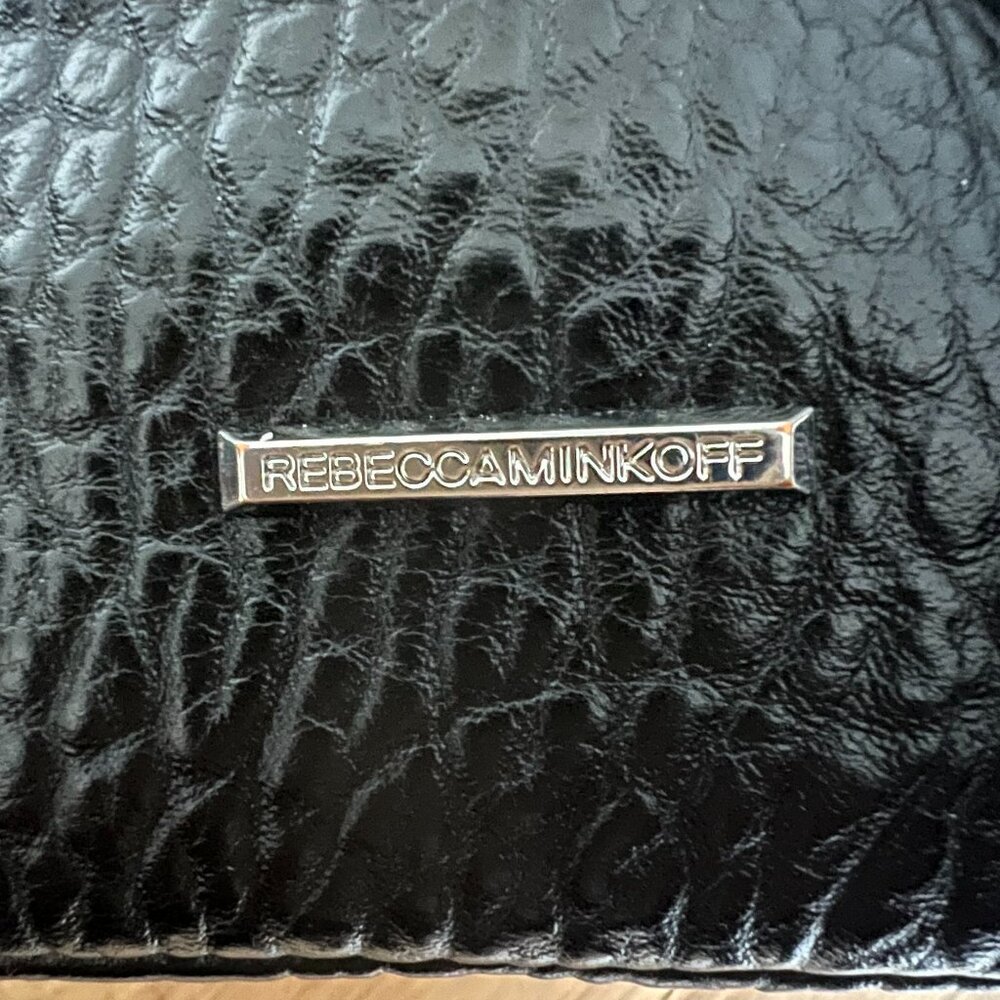 Rebecca Minkoff Black Pebbled Julian Backpack - Picture 3 of 7